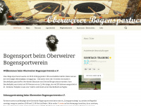 bogensport-oberweier.de Webseite Vorschau