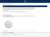 jaro-academy.com Webseite Vorschau