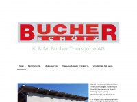 buchertransporteag.ch Webseite Vorschau