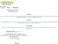 jaeger-metallbau.com Webseite Vorschau