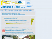 jalousien-gockl.de Webseite Vorschau