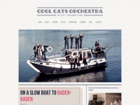 coolcatsorchestra.de Webseite Vorschau
