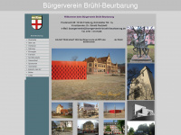 buergerverein-bruehl-beurbarung.de Webseite Vorschau