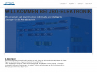 jbg-elektronik.de Webseite Vorschau
