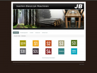 jb-holzmaschinen.de Webseite Vorschau