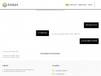 egilia.be Webseite Vorschau
