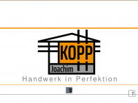 joachimkopp.com Webseite Vorschau