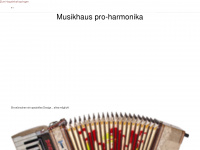 pro-harmonika.de Webseite Vorschau