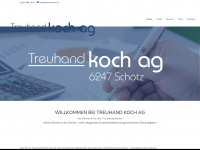 treuhand-koch.ch Webseite Vorschau