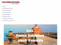 puntasabbionivenedig.com Webseite Vorschau