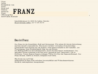 kafi-franz.ch Webseite Vorschau