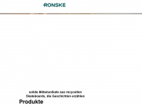 ronske.ch Webseite Vorschau