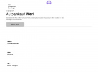 autoankaufwerl.de Webseite Vorschau