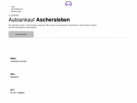 autoankaufaschersleben.de Webseite Vorschau