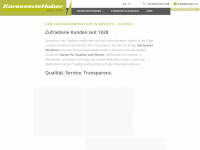 huber.srl Webseite Vorschau