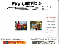 kunstmico.ch Webseite Vorschau