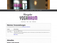 mengeder-yogaraum.de Webseite Vorschau