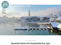 seesidehotel.at Webseite Vorschau