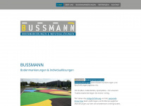 bussmann-markierungen.de Webseite Vorschau