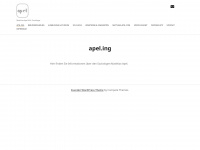 apel.ing Webseite Vorschau