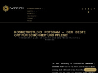 kosmetikstudio-potsdam.net Webseite Vorschau