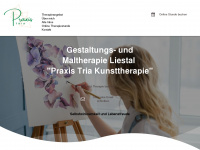 kunsttherapie-tria.ch Webseite Vorschau