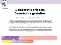 fachstelledemokratie.at Webseite Vorschau