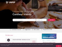 unipopconthey-vetroz.ch Webseite Vorschau