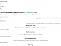 signalscout.de Webseite Vorschau