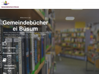 gemeindebuecherei-buesum.de Webseite Vorschau