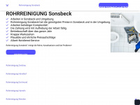 rohrreinigung-sonsbeck-pro.de Webseite Vorschau