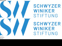 schwyzerwinikerstiftung.ch Webseite Vorschau