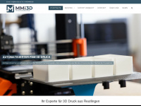 mmi3d.de Webseite Vorschau