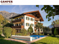 gamper-dorftirol.com Webseite Vorschau