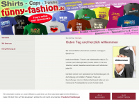 funny-fashion.de Webseite Vorschau