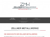 zellner-metallwerke.de Webseite Vorschau