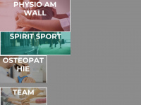 physio-am-wall.de Webseite Vorschau