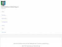 tischtennis-hohenbrunn.de Webseite Vorschau