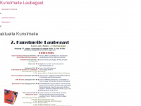 kunstmeile-laubegast.de Webseite Vorschau