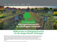 kleingartenverein-an-der-langen-buende.de Webseite Vorschau