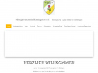 kgv-rosengarten.com Webseite Vorschau