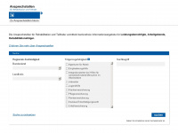 ansprechstellen.de Webseite Vorschau