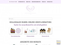 kolloidales-silber-shop.de Webseite Vorschau