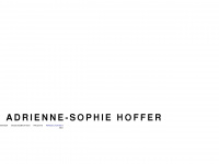 adriennehoffer.com Webseite Vorschau