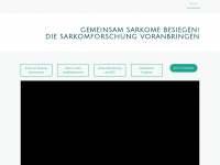 sarkomtour.de Webseite Vorschau