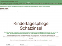 kindertagespflege-schatzinsel.de Webseite Vorschau