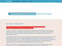 psychotherapie-horowitz.de Webseite Vorschau