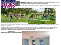 yoga-tage-neuburg.de Webseite Vorschau