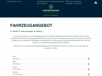 gebrauchtwagen.macherhammer.co.at Webseite Vorschau