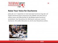 duchenne.info Webseite Vorschau